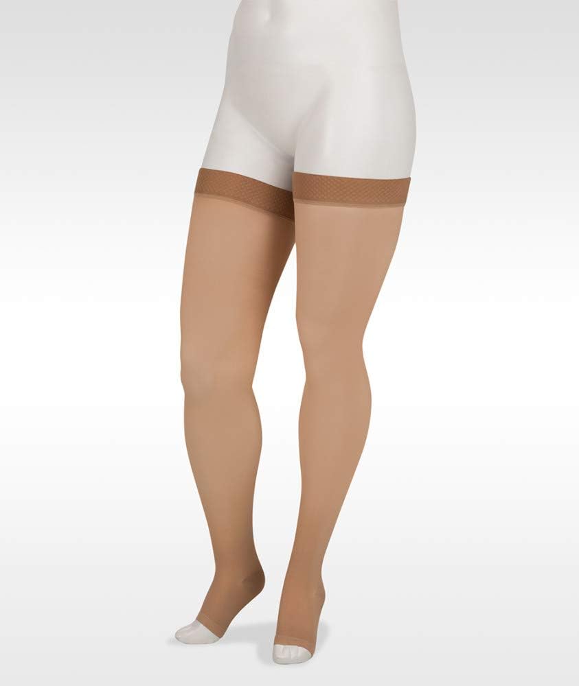 Juzo Basic 4412ag 30-40mmhg Thigh-High Open Toe Compression Stocking