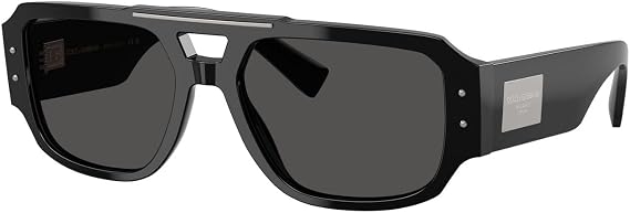 DOLCE & GABBANA 0DG4482 501/87 Black 57/18/140 MAN Sunglasses