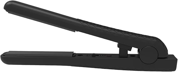 Jose Eber Petite 1/2 Inch Flat Iron - Ceramic Mini Hair Straightener | Portable Travel Styler with Floating Plates and Dual Voltage. Compact Folding Tool for Bangs, Short Hair and Quick Touch Ups.
