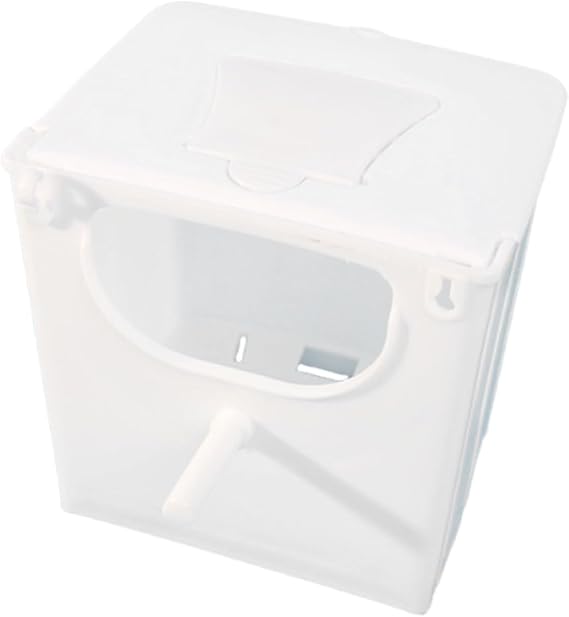 Bird Nest Box - Parakeet House Breeding Mating Box | Wood Hanging | Spacious for Hatch with Hook