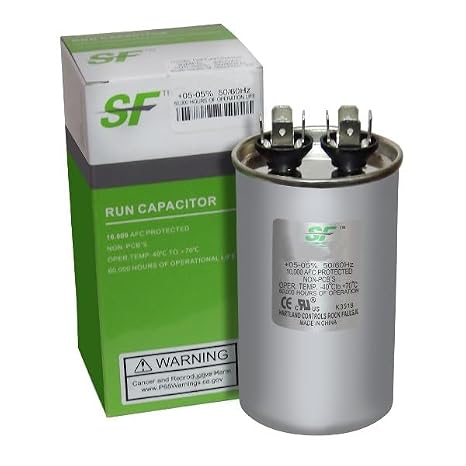 55 MFD 440VAC Round, SF Capacitor - SFCAP55440R