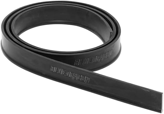 Blue Dragon Round Standard Squeegee Single Rubber - Hard (36in/90cm)