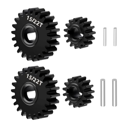 Steel 1324T 1423T 1522T Underdrive Portal Gears Set for 118 RC Crawler Redcat Ascent-18 Upgrade Parts 1522T