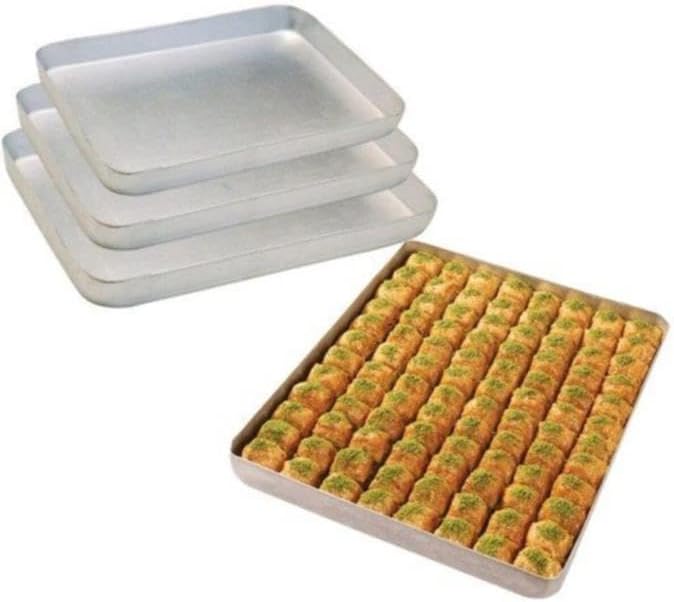 Sturdy 30x40 Copper Art Aluminum Baklava Dumpling Tray