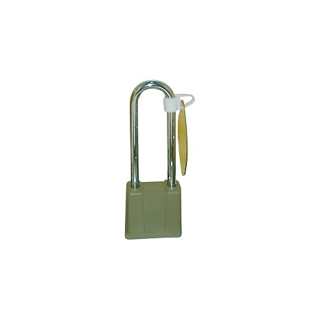 CCL 197-66KRKD Huski Padlocks, 1/4" Diameter, 2 3/4" Length x 3/4" Width, Multicolor
