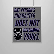 Black Panther Quote Poster - 16 x 20 - Laminated - Motivational - Inspirational - Growth Mindset - Classroom Decor - Marvel School - Quote Poster - Nursery - Children's Room - Wall Art