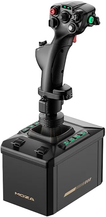 Moza AB6 Flight Simulator Bundle MHG Flight Stick and AB6 FFB Flight Base