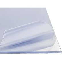 SIBE-R PLASTIC SUPPLY Polycarbonate Sheet 1/8" x 12" x 18" - Clear