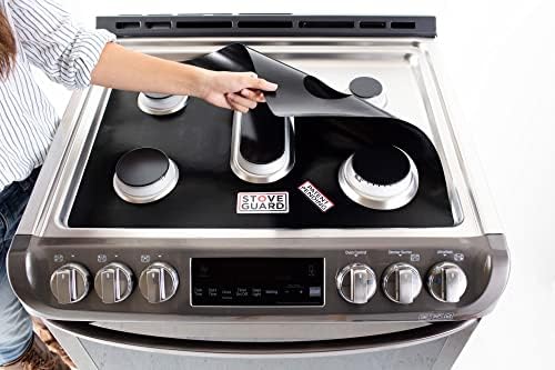 StoveGuard Model# HRG4808U, USA-Made, Custom Designed & Precision Cut Stove Cover for Gas Stove Top, Lite Thor Gas Range Stove Top Cover, 3 Pieces