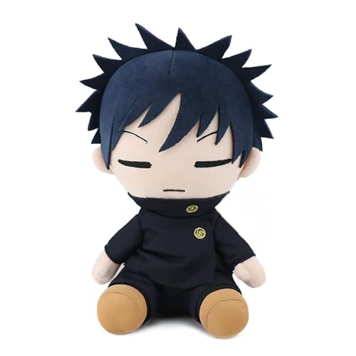 Anime JJK Geto Suguru Plush Figure 23cm Itadori Yuji Fushiguro Megumi Cute Soft Stuffed Figure Pillow Cushion for Sofa Home Decoration Collection Gift