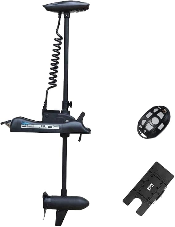 Haswing Bow Mount Trolling Motor 55lbs 54in with Remote, Quick Release