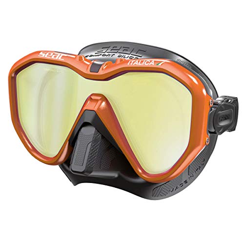SEAC Italica Scuba Diving Snorkeling Mask, Mono Lens