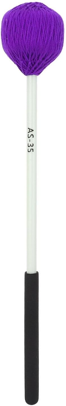 Marimba Mallets Medium Hard | Nylon Yarn Head & POM Fiber Handle | Soft Rubber Cushion for Comfortable Grip | Percussion Accessories for Xylophone/Vibraphone/Marimba