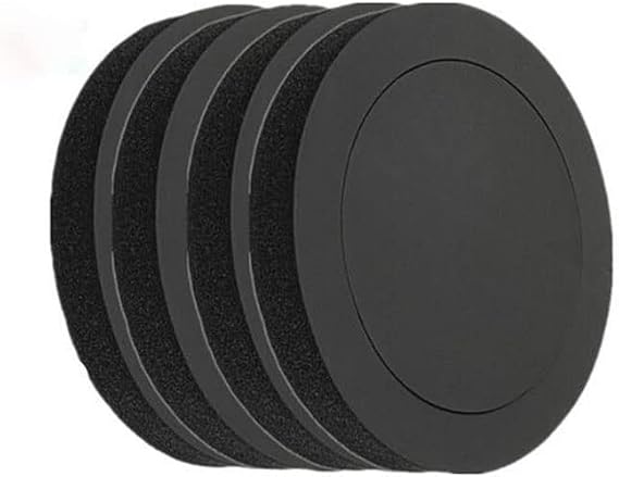Car Speaker Foam Baffles Enhancer System Sponge Kit, INGATO 4-Pack 6.5" Fast Rings Baffle Self Adhesive Car Door Audio Speaker Insulation Ring Soundproof Sponge