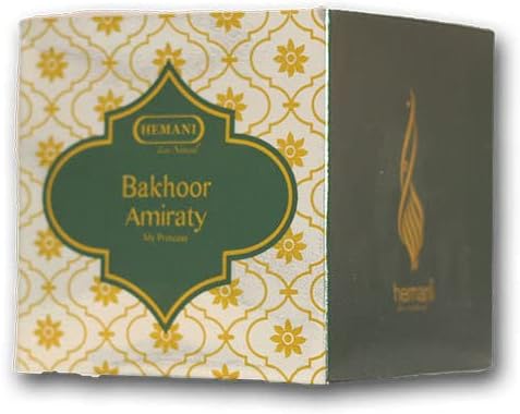 Hemani Bakhour Amiraty 90g - Emirates Royalty Arabian Incense | Formal Grandeur | Halal | Since 1949