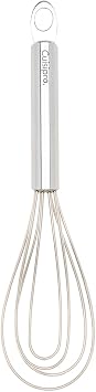 Cuisipro Silicone Flat Whisk 8" Frosted