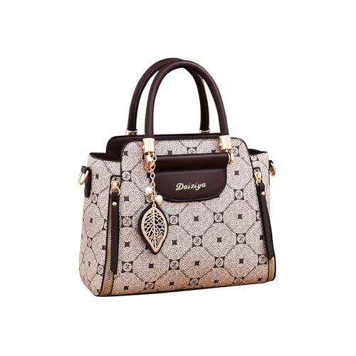 Elegant Handbag for Women PU Leather Shoulder Bag Ladies Crossbody Bag Fashion Messenger Bag Top-handle Bag