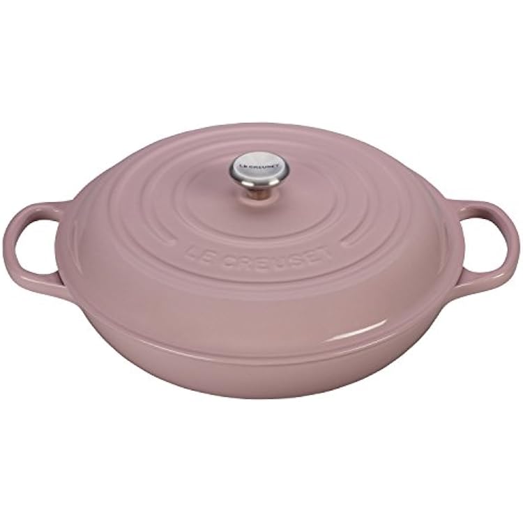 Le Creuset Signature Enameled Cast-Iron 3-12-Quart Round Braiser, Hibiscus