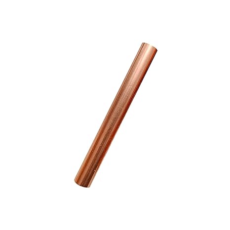 1PCS 99.98% Pure Copper Rod 1/2''(12mm) Dia 4.015'' Lengther Copper Round, Rod Solid Copper Bar for Metal DIY Craft Metal Working Hobbies(1PCS,12 * 102mm)