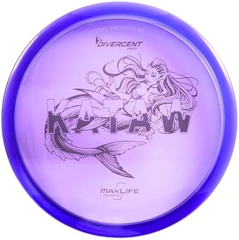Divergent Discs Kataw Overstable Dependable Midrange Disc | Durable Translucent MaxLife Plastic