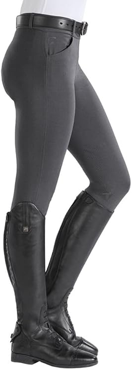 Dover Saddlery Riding Sport Ladies Pull-On Knee-Patch Breeches