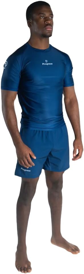 Academy Short Sleeve Rashguard | Comfortable & Durable BJJ Rash Guard | Flexible Rash Guard for Grappling