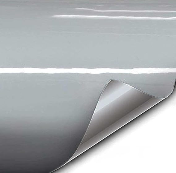 VViViD+ Premium Vinyl Wrap Film (1ft x 5ft, Gloss Nardo Grey)