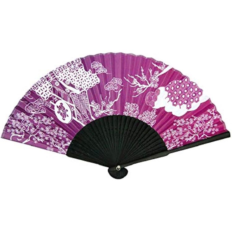 GK-O TouHou Project Saigyouji Yuyuko Cosplay Costume Double Side Folding Fan