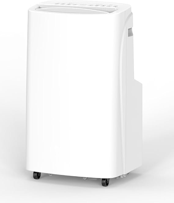 14000 BTU Portable Air Conditioners, Wi-Fi Smart Portable AC Unit, Cools Up to 700 Sq.Ft, 3-in-1 Cool/Dehumidify/Fan with Remote Control, 360 Wheels for Bedroom/Large Room