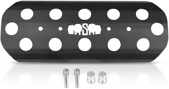 Exhaust Pipe Protector Motorcycle Exhaust Pipe Protector Heat Shield Cover Guard Anti-scalding Cover For XSR155 2019 2020(Black XSR LOGO-01)