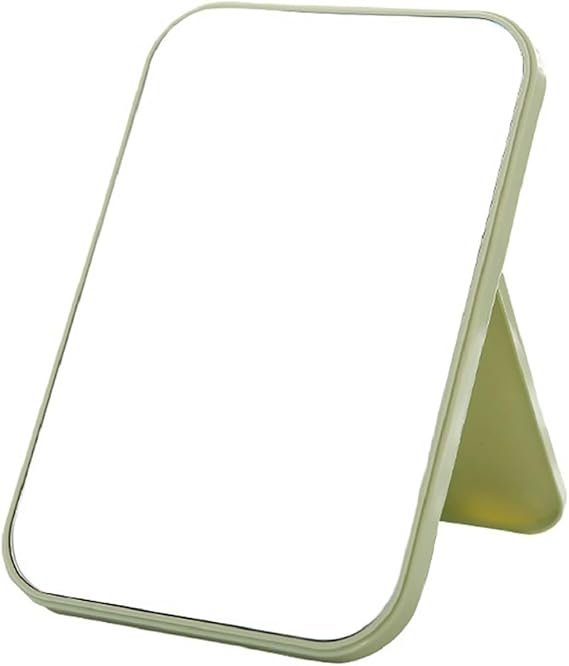 Super HD Tabletop Mirror with Foldable Bracket - Hand Free/Handheld Makeup Mirror