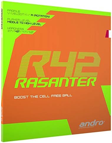 ANDRO Rasanter R42 Table Tennis Rubber Black 2.3