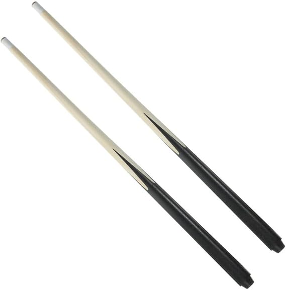 Vaguelly 2Pcs 48Cm Wooden Short Pool Cue Stick Set