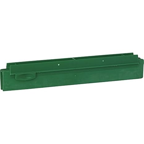 Vikan 77312 Rubber Double Hygienic Squeegee Replacement Blade, 10", Green