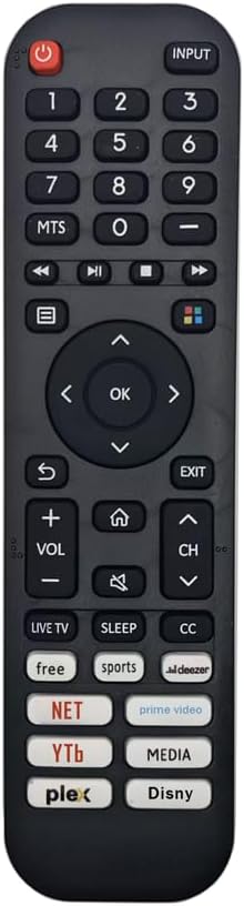 Remote Control for TEC Smart TV,Works only with Identical Button Layout.
