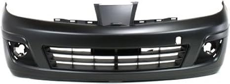 CPP Primed Front Bumper Cover Replacement for 2007-2012 Nissan Versa