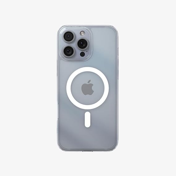 Spigen iPhone 16 Pro Max ile Uyumlu MagSafe Kılıf Crystal Flex Mag Fit Sararmaya Dayanıklı ince Şeffaf Kapak - ACS08391 (Spigen TR Garantili)
