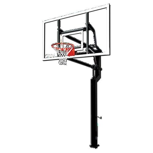 Goalsetter MVP In-Ground Basketball Hoop with 72 Inch Glass Backboard Style: Acrylic