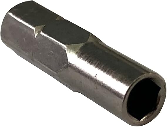 Extra Hard Screw Driver Bit Adapter 6.35mm 1/4" Insert Bit Adapter to 4mm Blast Sanding/Nickel Plated/Ch rome Plated