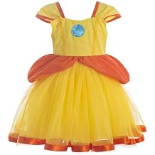 Princess daisy tutu dress Princess daisy costume girls Princess Peach Rosalina Daisy Costume Dress
