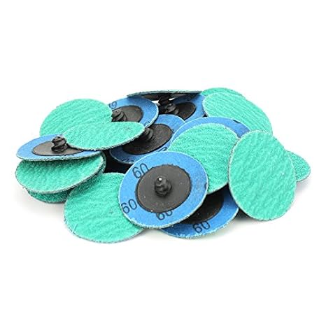 BHA 2" Zirconia Quick Change Sanding Discs Type R Male, 60 Grit - 25 Pack