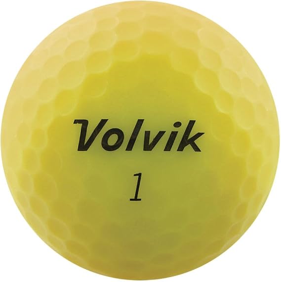 Volvik Vivid Soft Golf Balls (Yellow, 3pk) 1 Sleeve, 2025