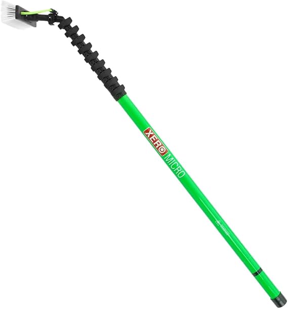 XERO Micro Basic Carbon Fiber Water Fed Pole - Neon Green 30 Foot