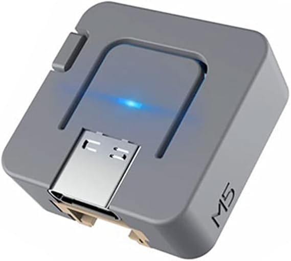M5Stack ATOM Lite Wi-Fi / Bluetooth compatible SoC "ESP32-PICO" is mainly equipped with a push-button switch, RGB LED, and a connector for connecting Grove modules, etc