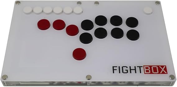 FightBox B1-PC Full Button Leverless Arcade Fight Stick Game Controller Compatible with PC/PS3/Switch