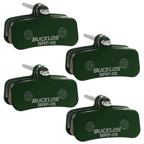 BUCKLOS Bike Disc Brake Pads - Bicycle Disk 4 Piston Pads for Shimano D02S D03S Saint Deore XT XTR SLX ZeeTektroTRP for Mountain BikeRoad BikeEbikeMTB