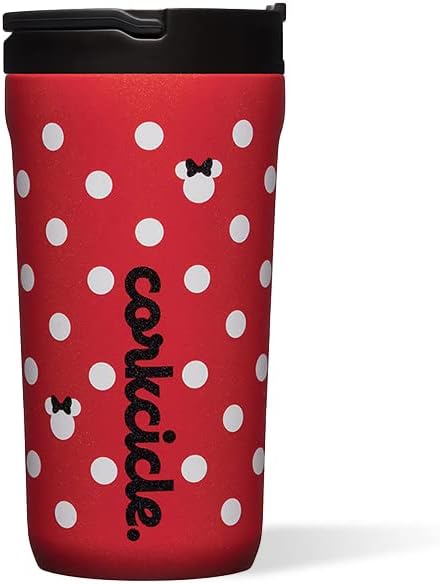Corkcicle Çocuk Kupası - 12oz Minnie - Puantiyeli Kırmızı DIS2812MIN-PDR