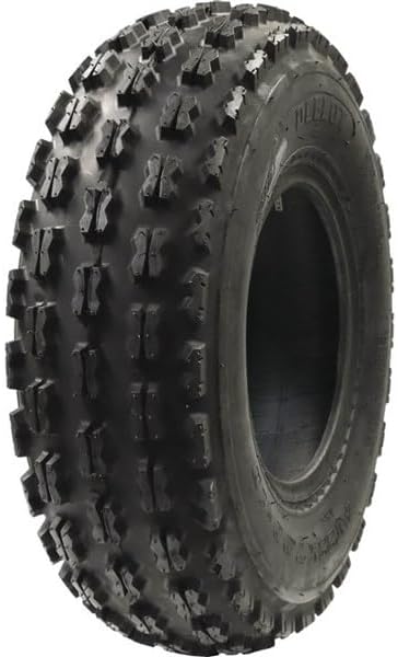 Ocelot P356 ATV Front Tire 22x7-10 GNCC Holeshot Sport RAZR Style 4-Ply Construction with Non-Directional Tread Pattern for Durability, Grip, and Traction