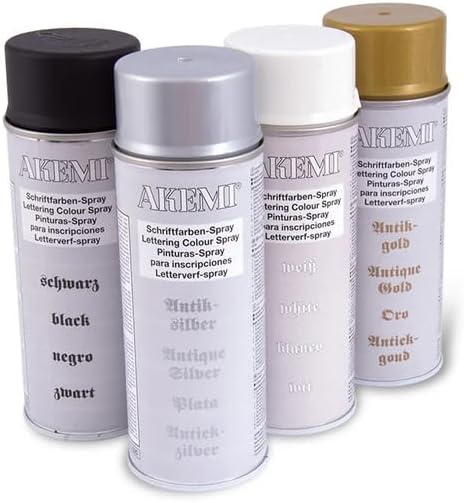Akemi Lettering Spray - 400 ml (Antique Silver)