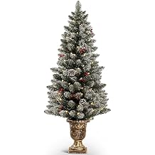 Decoway 6Ft Pre Lit Christmas Tree Pop Up + 4ft Pre-Lit Christmas Tree
